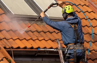 Démoussage et hydrofuge de toiture à Barenton-Cel